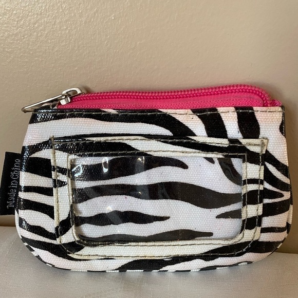 Relax Zebra Coin Purse with License Holder Barbie - Picture 2 of 3